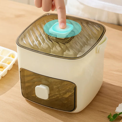 Ice Cube Tray with Push Function – 48 Cubes Without Spilling & With No Effort