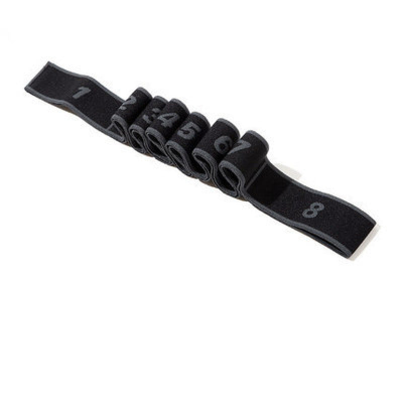 Adjustable Resistance Band with 8 Segments for Yoga and Workouts