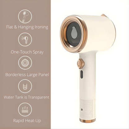 Compact Travel Iron with Steam Function – Removes Wrinkles in Seconds