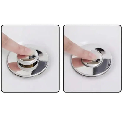 Anti-Clog Drain Strainer with Pop-Up Function