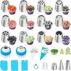 Flower Spritz Nozzle Set – Effortless Cake Decoration