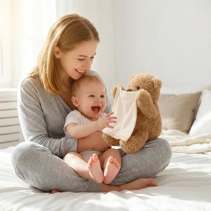 BuddyBear – The Peek-a-Boo Teddy Bear That Makes Your Baby Laugh Every Time