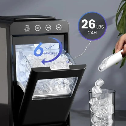 Countertop Ice Maker Ice Machine Compact Portable Countertop