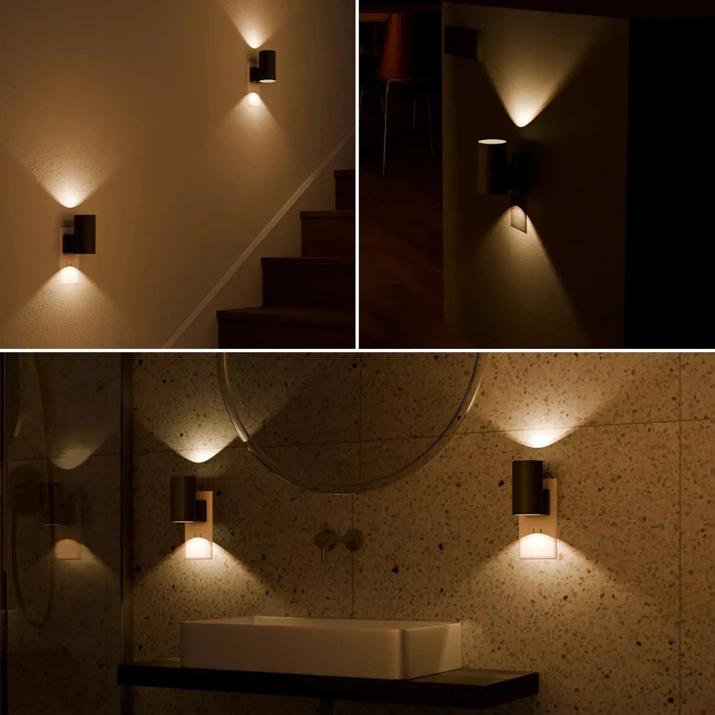 LED Outlet Night Light with Twilight Sensor