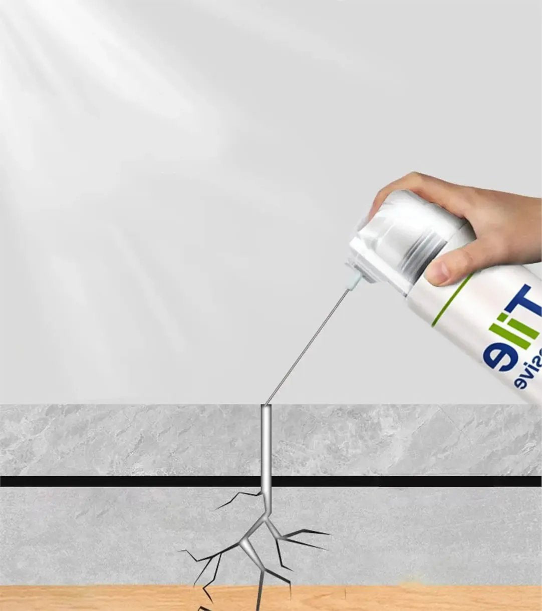 Extra-Strong Tile Adhesive — With bonding strength that lasts for years