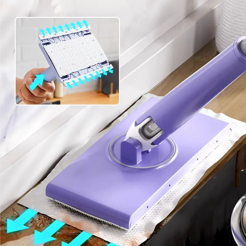 Hands-Free Cleaning Mop for Wet Wipes – Clean Without Bending Over