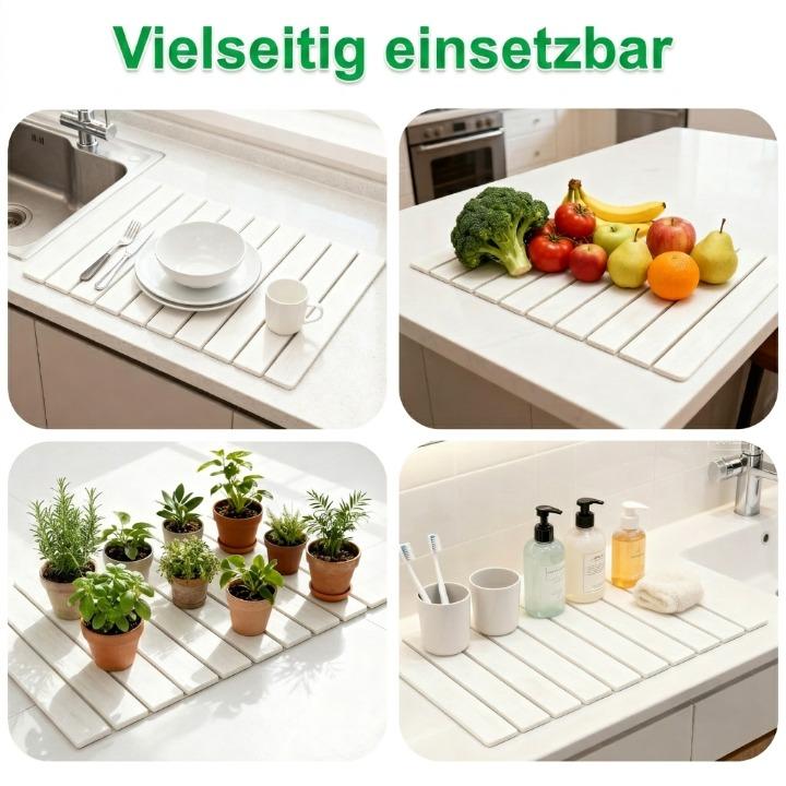 Diatomite Stone Drip Mat – Absorbent, Foldable, 40 × 30 cm, 3 Colors