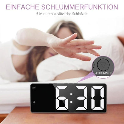 Digital Alarm Clock with 2K HD Security Camera