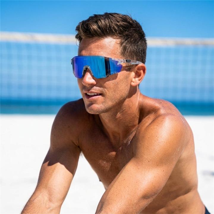 Sports sunglasses with polarized lenses – UV400 protection