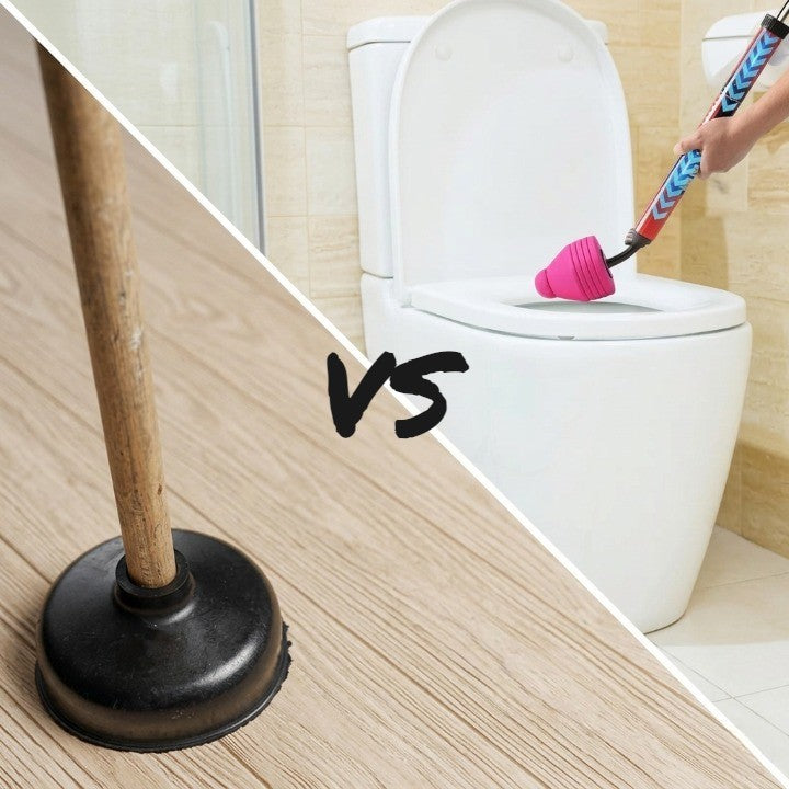 High-Pressure Drain Cleaner — Clears Clogs Without Chemicals (Toilet, Sink, Shower)