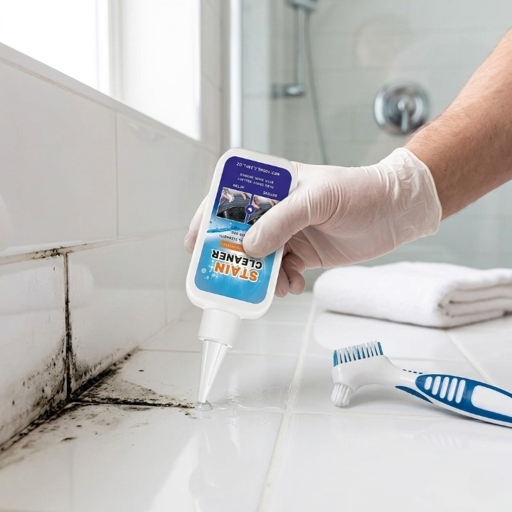 Mold Remover Gel with Brush — No Scrubbing, Deep-Cleaning Action, 100 ml