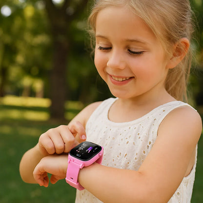 Kids GPS Smartwatch 4G Tracker Camera IP67 Touchscreen Activity