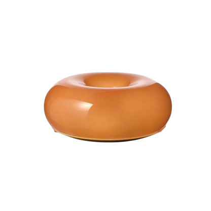 Round Donut-Shaped Table Lamp with Soft LED Light