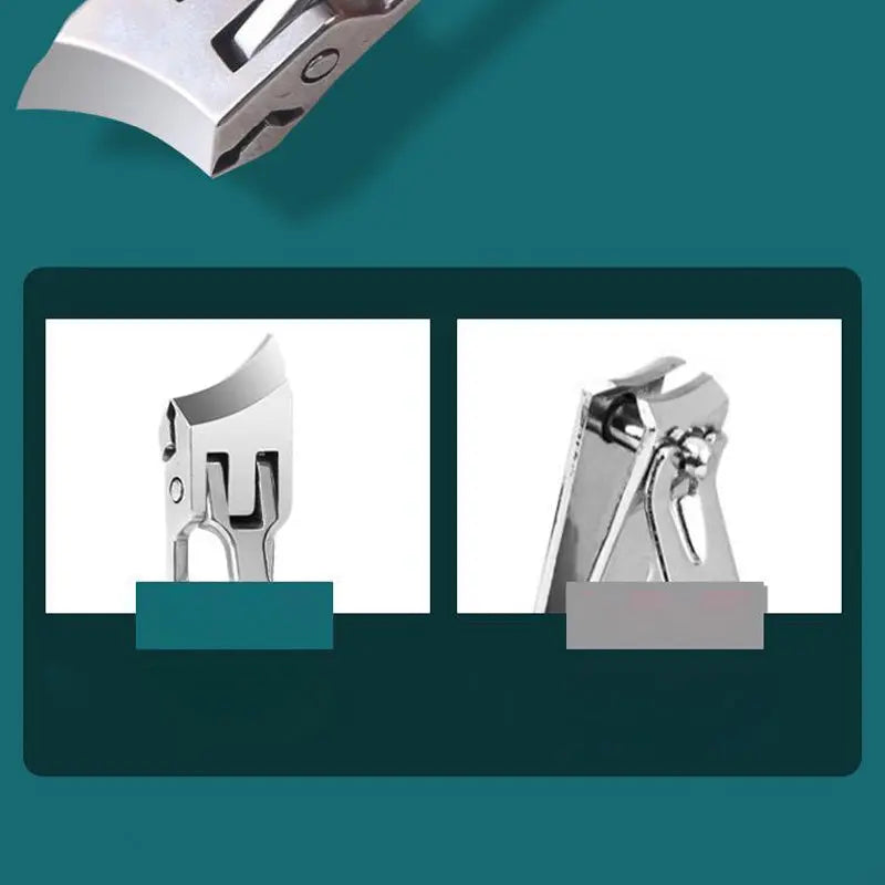 Nail Clippers with a Wide Handle & Splash Guard – For Thick Nails, No Hassle