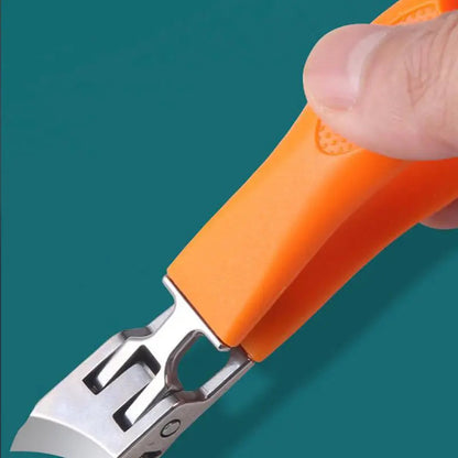 Nail Clippers with a Wide Handle & Splash Guard – For Thick Nails, No Hassle