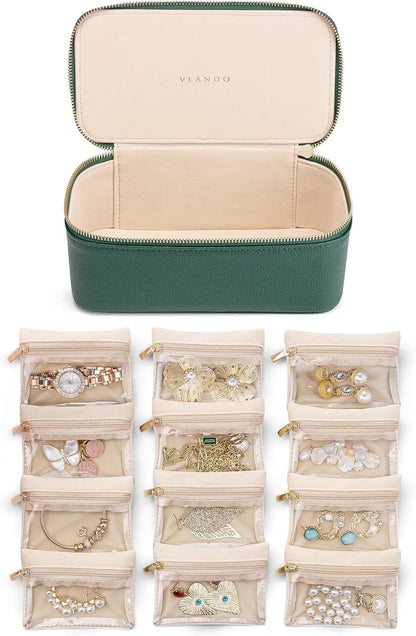 Jewelry box with transparent compartments – keep your jewelry organized and protected