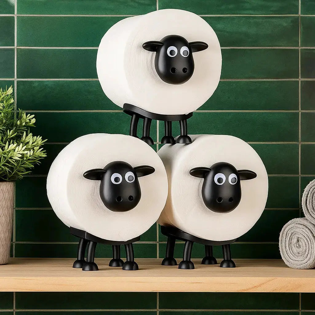 Sheep-Shaped Toilet Paper Holder – Practical & Charming for the Bathroom