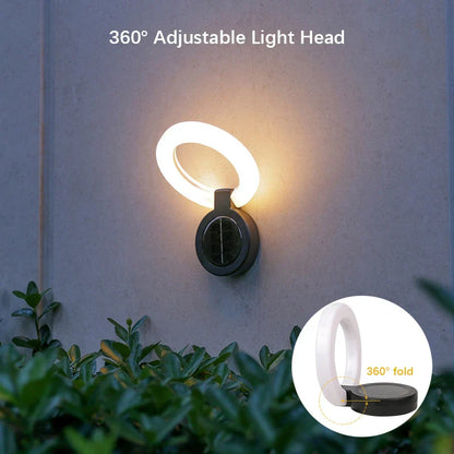 Solar Garden Light with 360° Adjustable Head