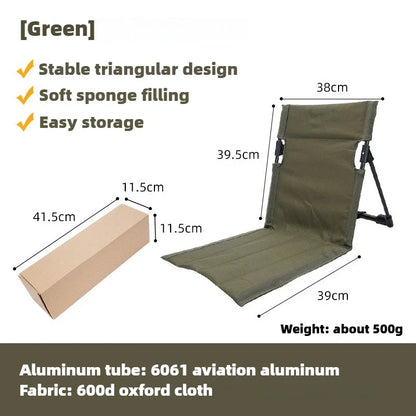 Ultra-Lightweight Folding Camping Chair with Padding