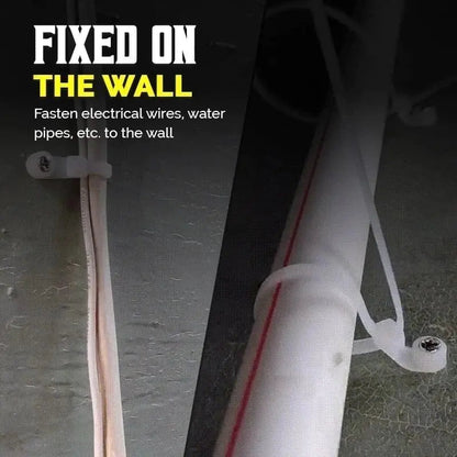 Self-Locking Cable Ties with a Screw Hole – Tensile Strength up to 22 kg