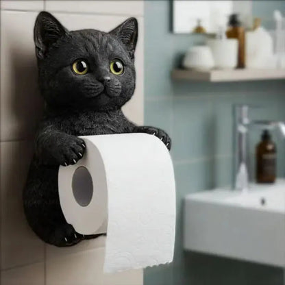 3D Cat Toilet Roll Holder – Stylish & Functional