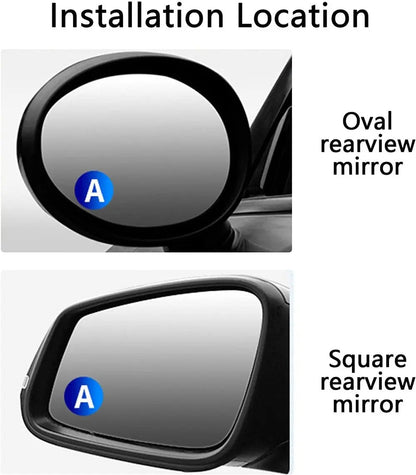 Adjustable Blind-Spot Mirror for a Clear View