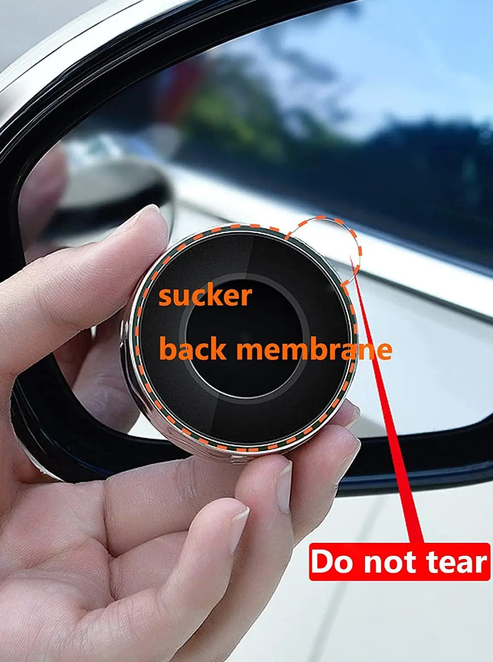 Adjustable Blind-Spot Mirror for a Clear View