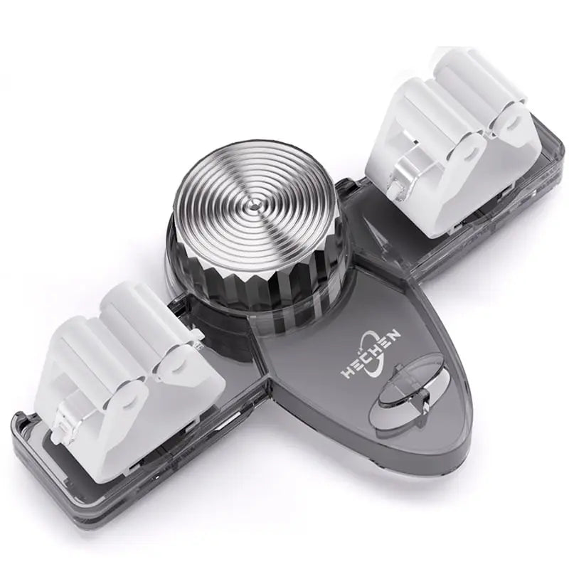 Space-saving holder for brooms and tools – Quick to install, no drilling required