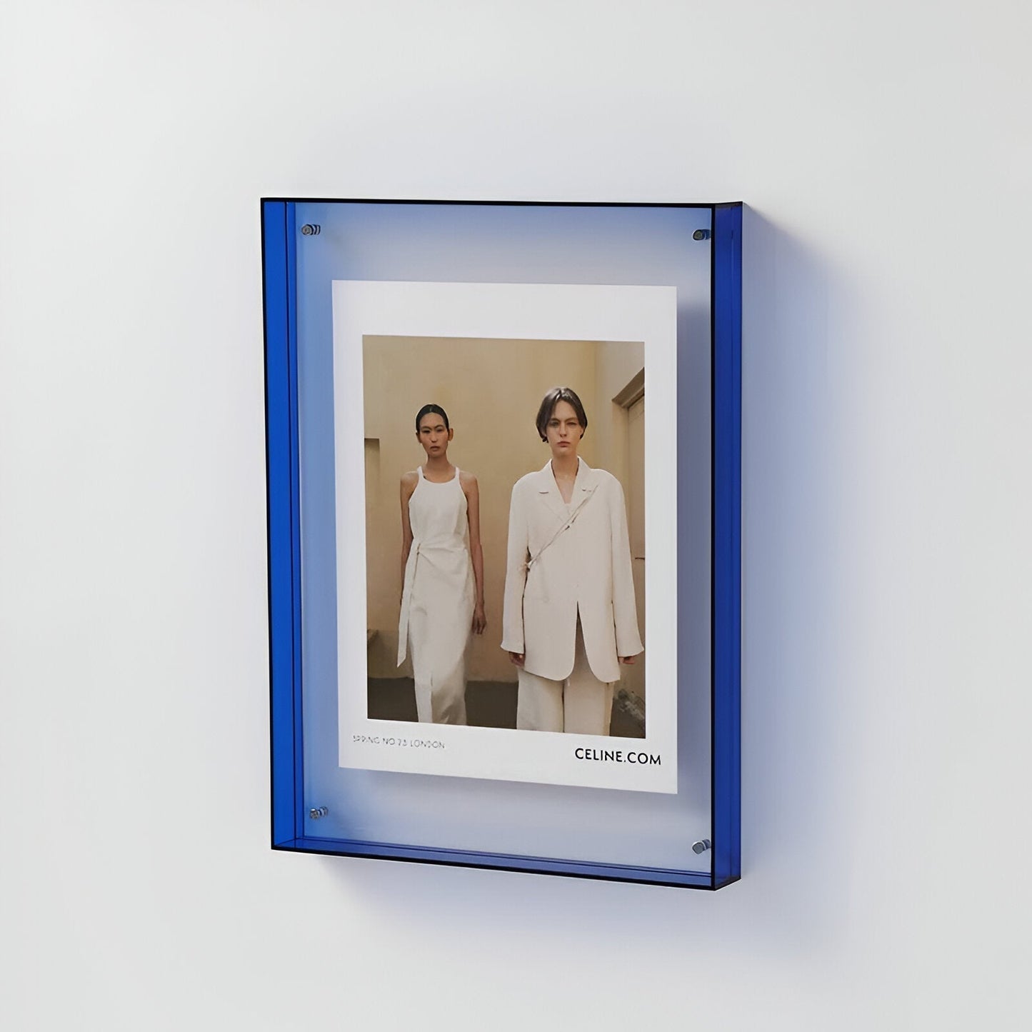 Double-Layered Acrylic Picture Frame for Walls and Tables – 10 Colors, 5 Sizes