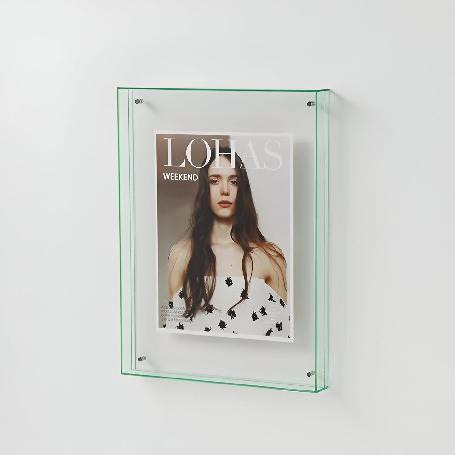 Double-Layered Acrylic Picture Frame for Walls and Tables – 10 Colors, 5 Sizes