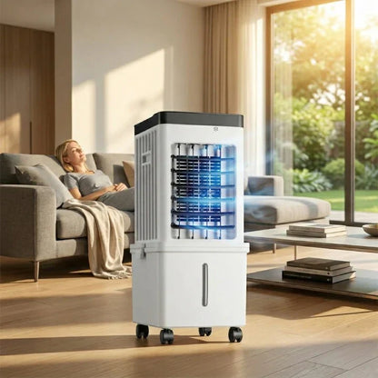 3-in-1 Air Cooler with 15L Water Tank — Cool, Humidify, Purify