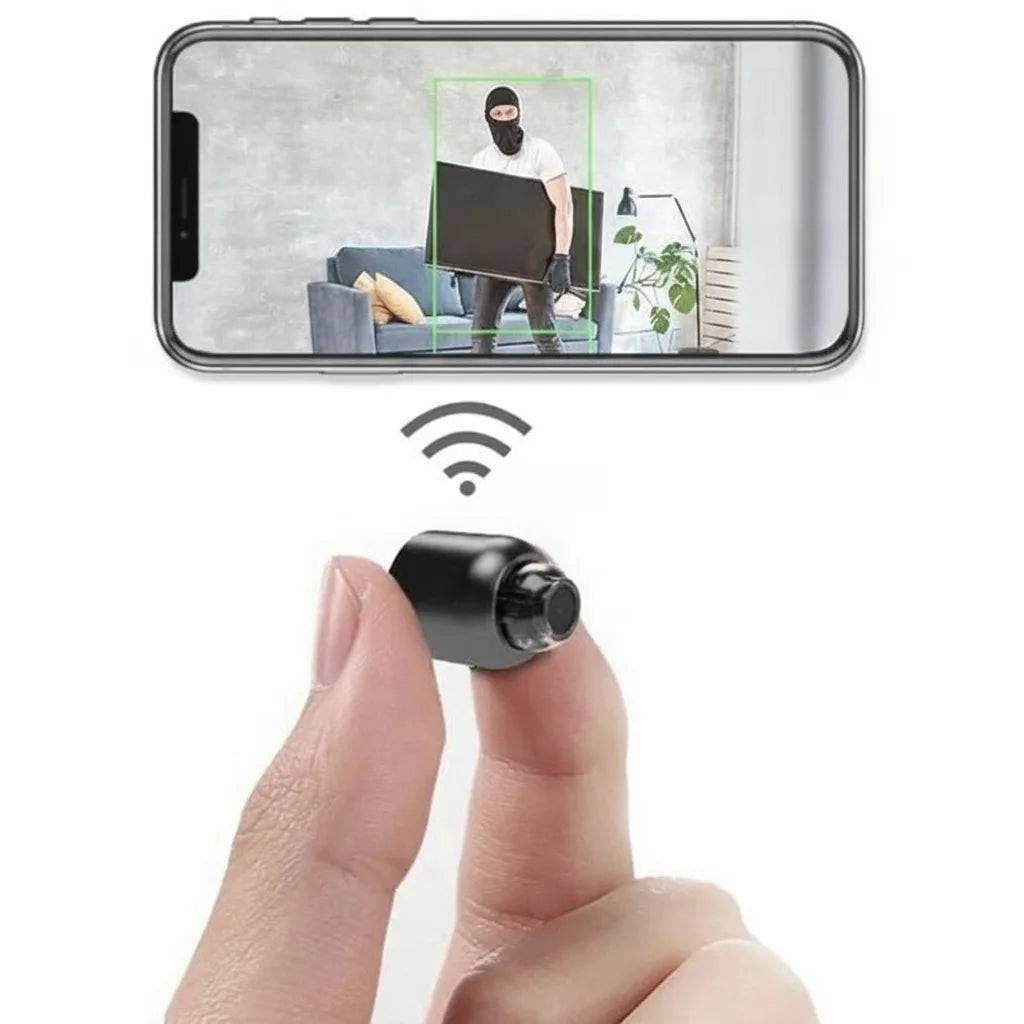 Mini Wi-Fi Security Camera with Night Vision and 1080p HD