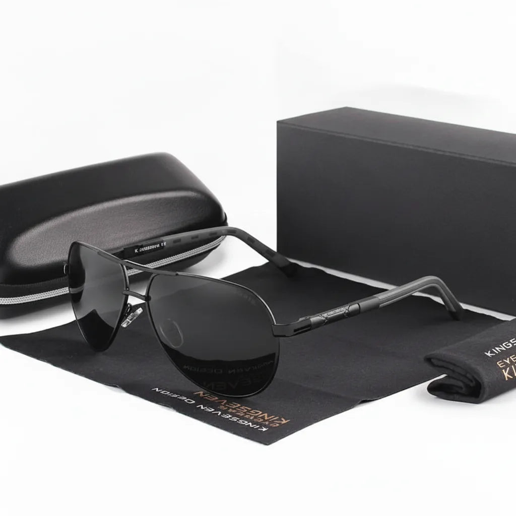 Men's Vintage Polarized Sunglasses with UV400 Protection
