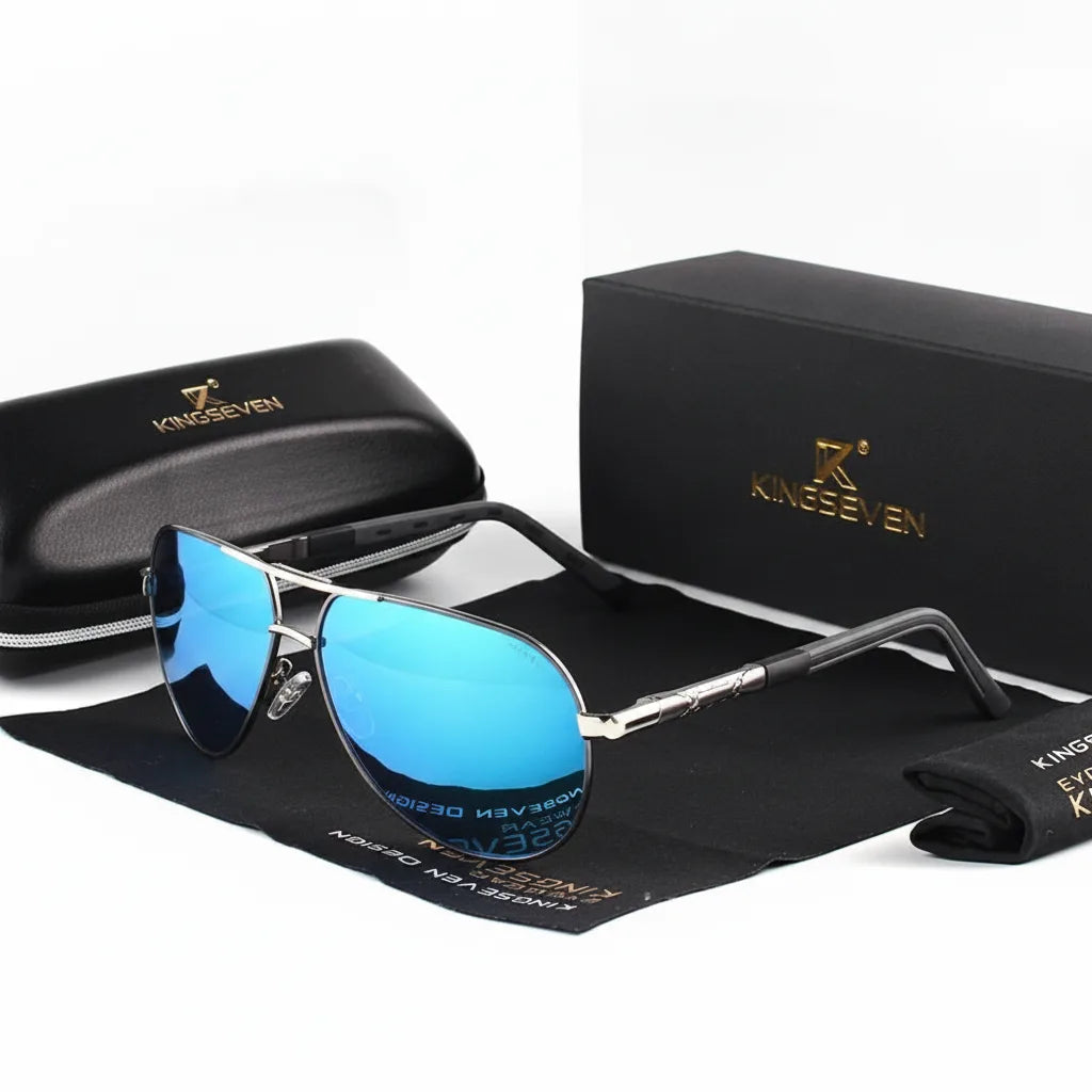 Men's Vintage Polarized Sunglasses with UV400 Protection