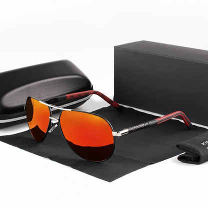 Men's Vintage Polarized Sunglasses with UV400 Protection