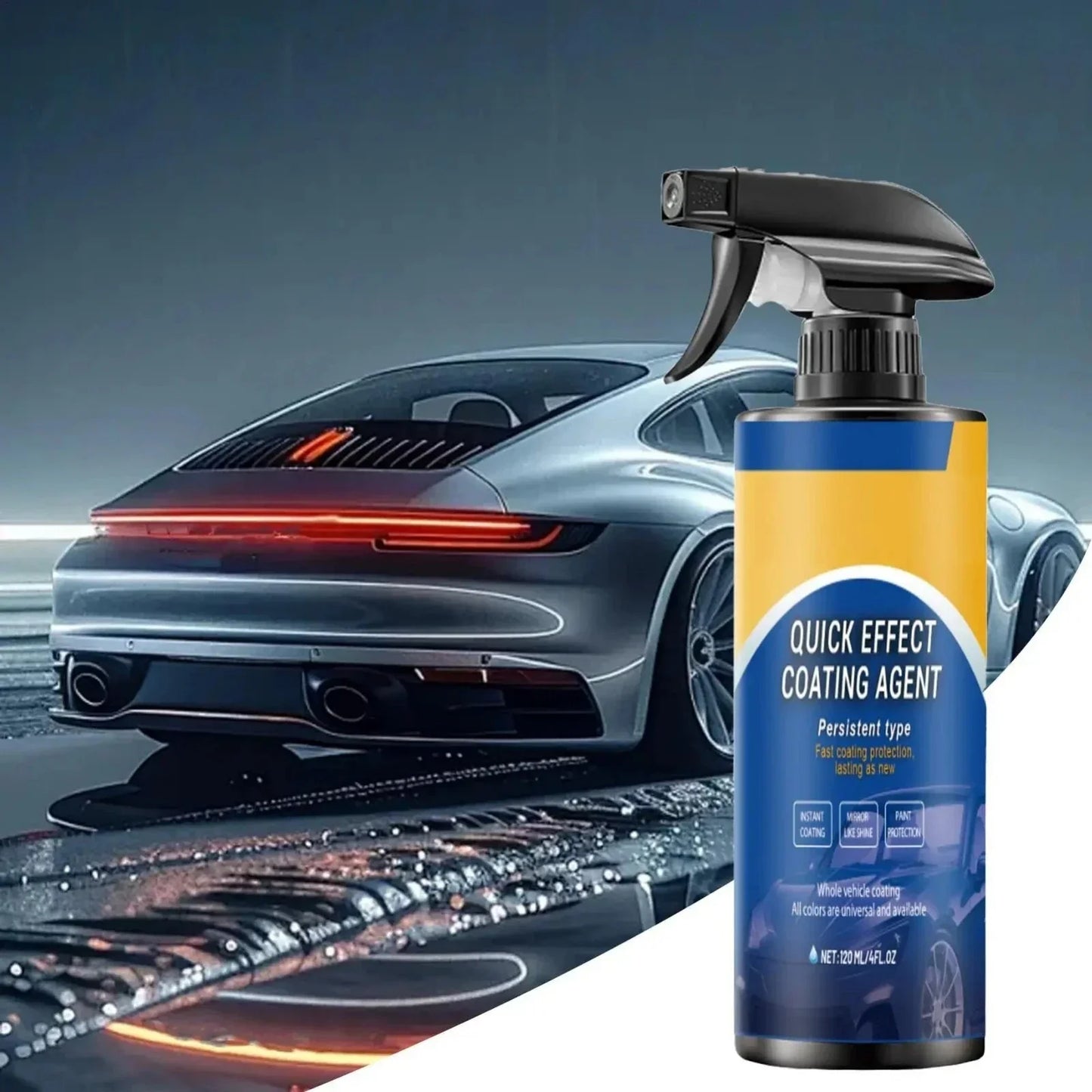 Car Nano-Ceramic Sealant 120 ml – 3-in-1 Shine & Protection for up to 3 Months