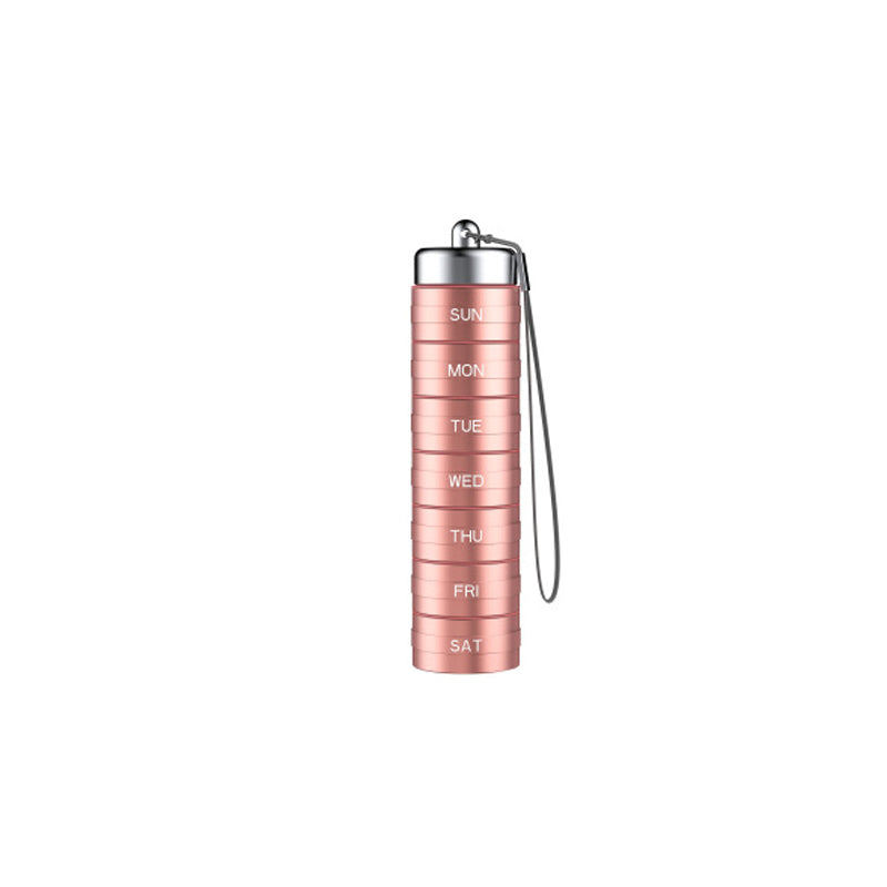 7-Day Waterproof Aluminum Pill Dispenser